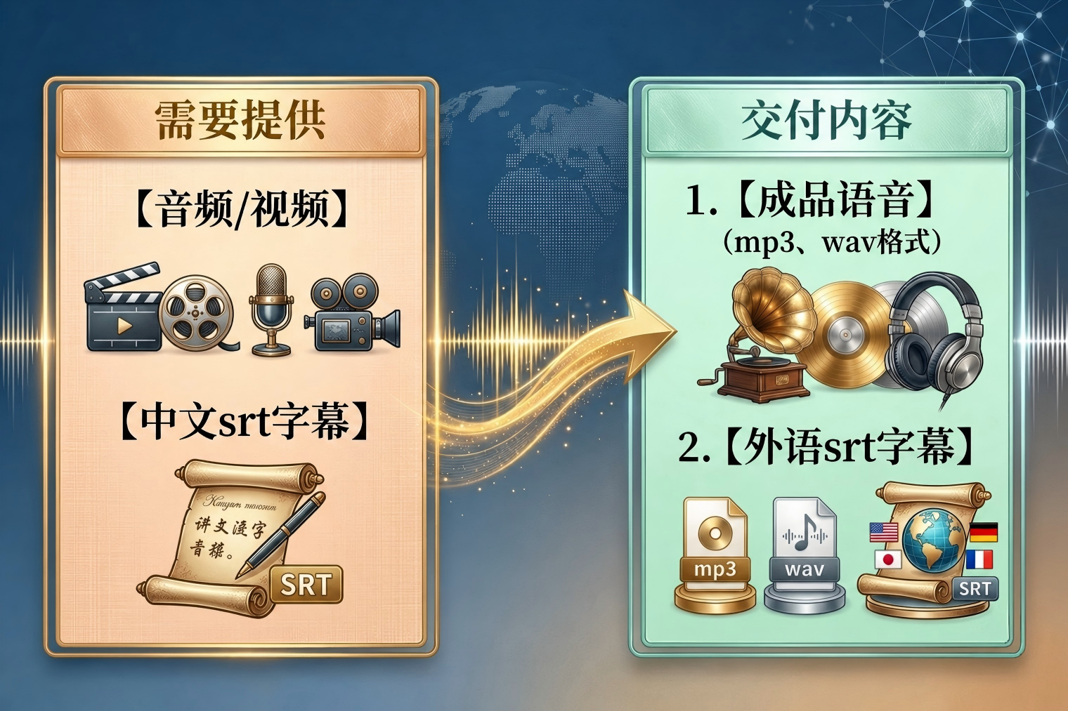 AI配音服务流程